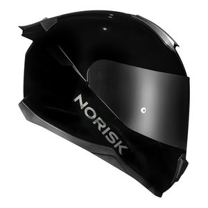 CAPACETE NORISK  RAZOR MONOCOLOR SOLID BLACK EDITION