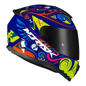 CAPACETE NORISK RAZOR CIRCUS BLUE