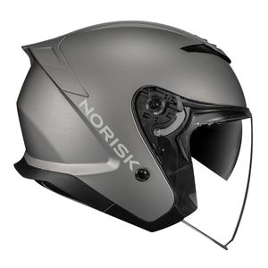 CAPACETE NORISK CITY MONOCOLOR CINZA FOSCO